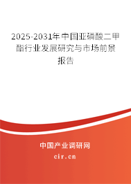 2025-2031年中國亞磷酸二甲酯行業(yè)發(fā)展研究與市場前景報(bào)告