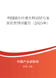 中國腈綸纖維市場調(diào)研與發(fā)展前景預測報告（2024年）