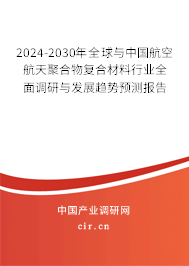 2024-2030年全球與中國(guó)航空航天聚合物復(fù)合材料行業(yè)全面調(diào)研與發(fā)展趨勢(shì)預(yù)測(cè)報(bào)告