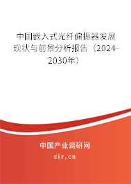 中國嵌入式光纖偏振器發(fā)展現(xiàn)狀與前景分析報告（2024-2030年）