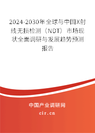 2024-2030年全球與中國X射線無損檢測（NDT）市場現(xiàn)狀全面調(diào)研與發(fā)展趨勢預(yù)測報告