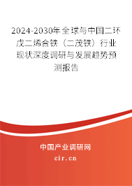 2024-2030年全球與中國二環(huán)戊二烯合鐵（二茂鐵）行業(yè)現(xiàn)狀深度調(diào)研與發(fā)展趨勢預(yù)測報告