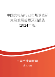 中國充電站行業(yè)市場調(diào)查研究及發(fā)展前景預(yù)測報(bào)告（2024年版）