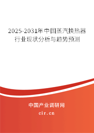 2025-2031年中國蒸汽換熱器行業(yè)現(xiàn)狀分析與趨勢預測