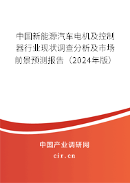 中國新能源汽車電機及控制器行業(yè)現(xiàn)狀調查分析及市場前景預測報告（2024年版）