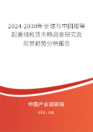 2024-2030年全球與中國(guó)履帶起重機(jī)租賃市場(chǎng)調(diào)查研究及前景趨勢(shì)分析報(bào)告