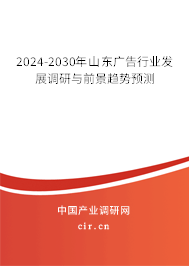 2024-2030年山東廣告行業(yè)發(fā)展調(diào)研與前景趨勢預測