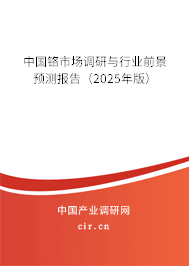 中國鉻市場調(diào)研與行業(yè)前景預(yù)測報告（2025年版）