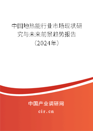 中國(guó)地?zé)崮苄袠I(yè)市場(chǎng)現(xiàn)狀研究與未來(lái)前景趨勢(shì)報(bào)告（2024年）