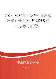 2024-2030年全球與中國地震波探測器行業(yè)市場調(diào)研及行業(yè)前景分析報(bào)告