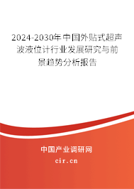 2024-2030年中國外貼式超聲波液位計行業(yè)發(fā)展研究與前景趨勢分析報告