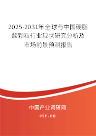 2024-2030年全球與中國硬脂酸顆粒行業(yè)現(xiàn)狀研究分析及市場前景預(yù)測報告