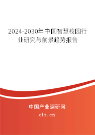 2024-2030年中國智慧校園行業(yè)研究與前景趨勢報告