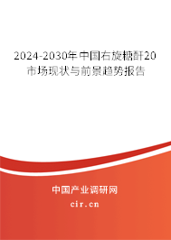 2024-2030年中國(guó)右旋糖酐20市場(chǎng)現(xiàn)狀與前景趨勢(shì)報(bào)告