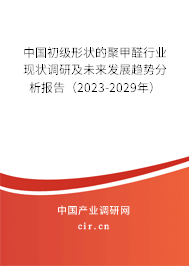 中國(guó)初級(jí)形狀的聚甲醛行業(yè)現(xiàn)狀調(diào)研及未來(lái)發(fā)展趨勢(shì)分析報(bào)告（2023-2029年）