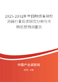 2024-2030年中國(guó)地感車(chē)輛檢測(cè)器行業(yè)現(xiàn)狀研究分析與市場(chǎng)前景預(yù)測(cè)報(bào)告