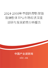 2024-2030年中國熱塑性聚氨酯彈性體TPU市場現(xiàn)狀深度調(diào)研與發(fā)展趨勢分析報告