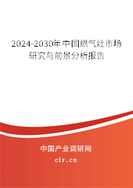 2024-2030年中國燃?xì)庠钍袌鲅芯颗c前景分析報(bào)告