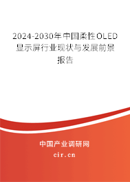 2024-2030年中國柔性O(shè)LED顯示屏行業(yè)現(xiàn)狀與發(fā)展前景報告