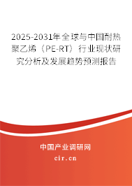 2025-2031年全球與中國耐熱聚乙烯（PE-RT）行業(yè)現(xiàn)狀研究分析及發(fā)展趨勢預測報告