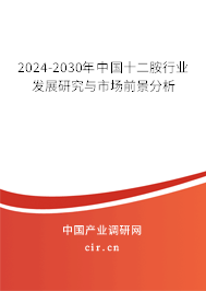 2024-2030年中國(guó)十二胺行業(yè)發(fā)展研究與市場(chǎng)前景分析