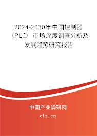 2024-2030年中國控制器（PLC）市場深度調(diào)查分析及發(fā)展趨勢研究報告