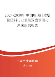 2024-2030年中國玻璃纖維增強(qiáng)塑料行業(yè)發(fā)展深度調(diào)研與未來趨勢報告