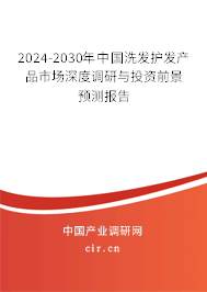 2024-2030年中國(guó)洗發(fā)護(hù)發(fā)產(chǎn)品市場(chǎng)深度調(diào)研與投資前景預(yù)測(cè)報(bào)告