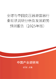 全球與中國變壓器避雷器行業(yè)現狀調研分析及發(fā)展趨勢預測報告（2024年版）