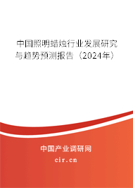 中國照明蠟燭行業(yè)發(fā)展研究與趨勢預測報告（2024年）