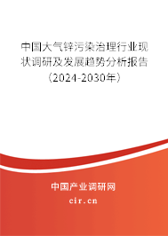 中國(guó)大氣鋅污染治理行業(yè)現(xiàn)狀調(diào)研及發(fā)展趨勢(shì)分析報(bào)告（2024-2030年）