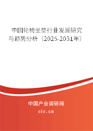 中國輪椅坐墊行業(yè)發(fā)展研究與趨勢分析（2025-2031年）