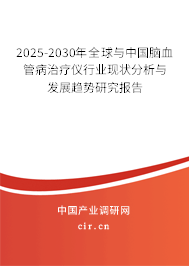 2025-2030年全球與中國腦血管病治療儀行業(yè)現(xiàn)狀分析與發(fā)展趨勢研究報(bào)告