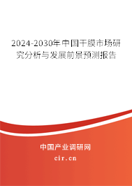 2024-2030年中國(guó)干膜市場(chǎng)研究分析與發(fā)展前景預(yù)測(cè)報(bào)告