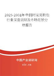 2025-2031年中國時尚男挎包行業(yè)深度調(diào)研及市場前景分析報告