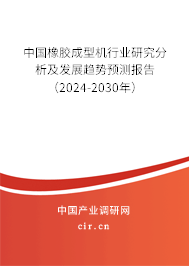 中國橡膠成型機行業(yè)研究分析及發(fā)展趨勢預(yù)測報告（2024-2030年）