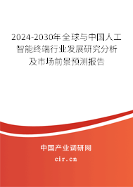 2024-2030年全球與中國人工智能終端行業(yè)發(fā)展研究分析及市場前景預(yù)測報(bào)告