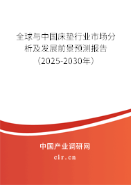 全球與中國床墊行業(yè)市場分析及發(fā)展前景預(yù)測報告（2025-2030年）