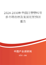 2024-2030年中國(guó)注塑塑料零件市場(chǎng)剖析及發(fā)展前景預(yù)測(cè)報(bào)告