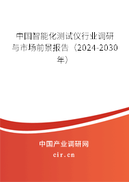 中國智能化測試儀行業(yè)調(diào)研與市場前景報告（2024-2030年）