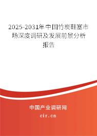 2025-2031年中國竹炭鞋塞市場深度調(diào)研及發(fā)展前景分析報(bào)告