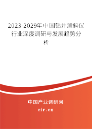 2023-2029年中國鉆井測斜儀行業(yè)深度調(diào)研與發(fā)展趨勢分析