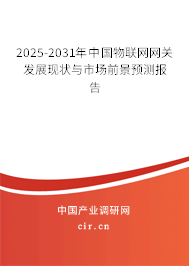 2025-2031年中國物聯(lián)網(wǎng)網(wǎng)關(guān)發(fā)展現(xiàn)狀與市場前景預(yù)測報(bào)告