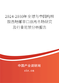 2024-2030年全球與中國枸櫞酸西地那非口崩片市場研究及行業(yè)前景分析報告