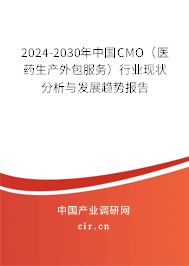 2024-2030年中國CMO（醫(yī)藥生產(chǎn)外包服務）行業(yè)現(xiàn)狀分析與發(fā)展趨勢報告