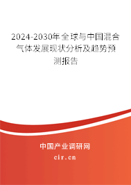 2024-2030年全球與中國(guó)混合氣體發(fā)展現(xiàn)狀分析及趨勢(shì)預(yù)測(cè)報(bào)告