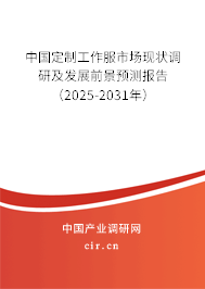 中國定制工作服市場現狀調研及發(fā)展前景預測報告（2025-2031年）