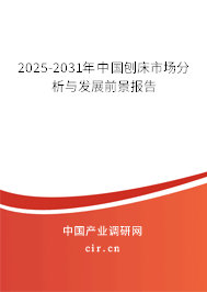 2025-2031年中國刨床市場分析與發(fā)展前景報告